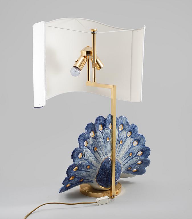 BORDSLAMPA, Italien, sent 1900-tal.