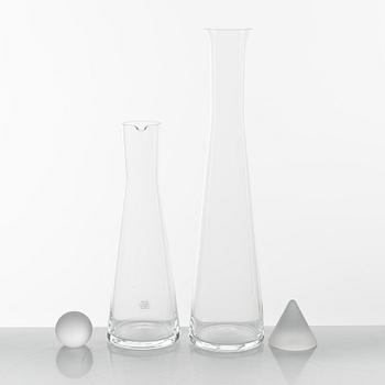 Ingegerd Råman, servisdelar, 6 st, glas, Skruf.