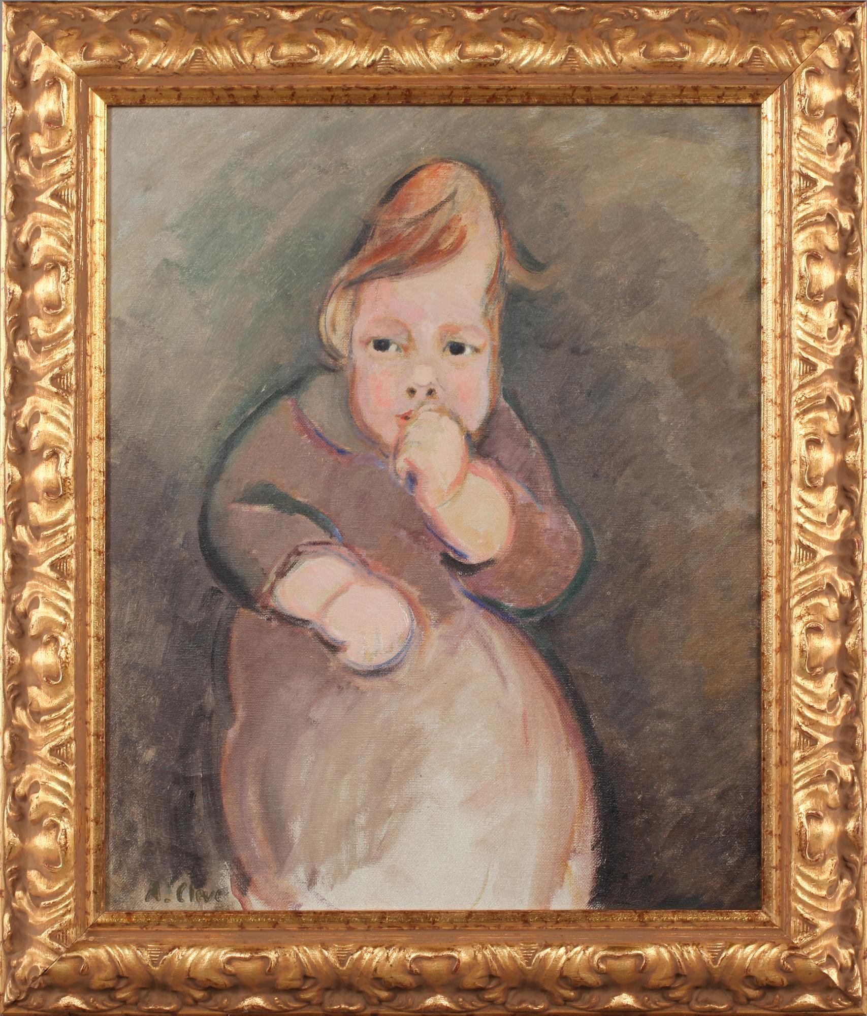 AGNES CLEVE, olja på duk, signerad.