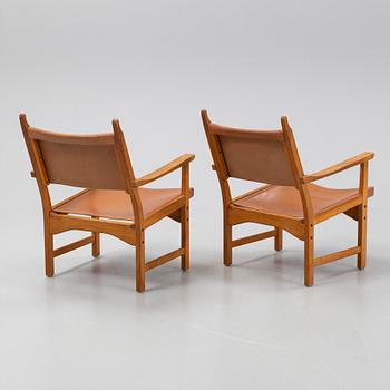 Carl Malmsten & Yngve Ekström, fåtöljer, ett par, "Caryngo", Swedese.