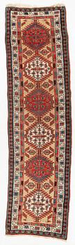 A runner carpet, Sarab, c. 323 x 90 cm.