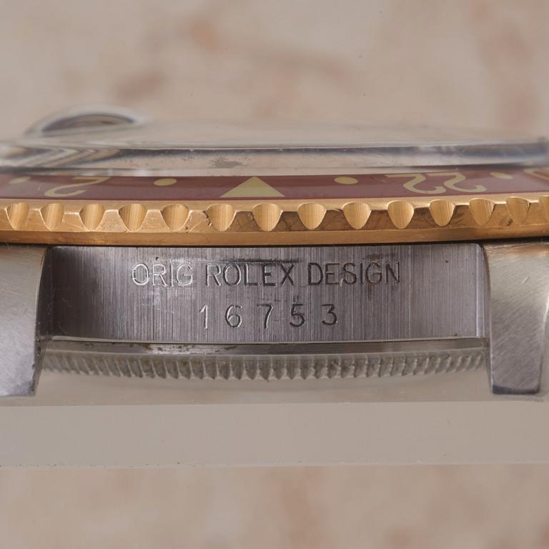 ROLEX, Oyster Perpetual, GMT-Master, Chronometer, "Root Beer, Nipple dial", wristwatch, 40 mm,