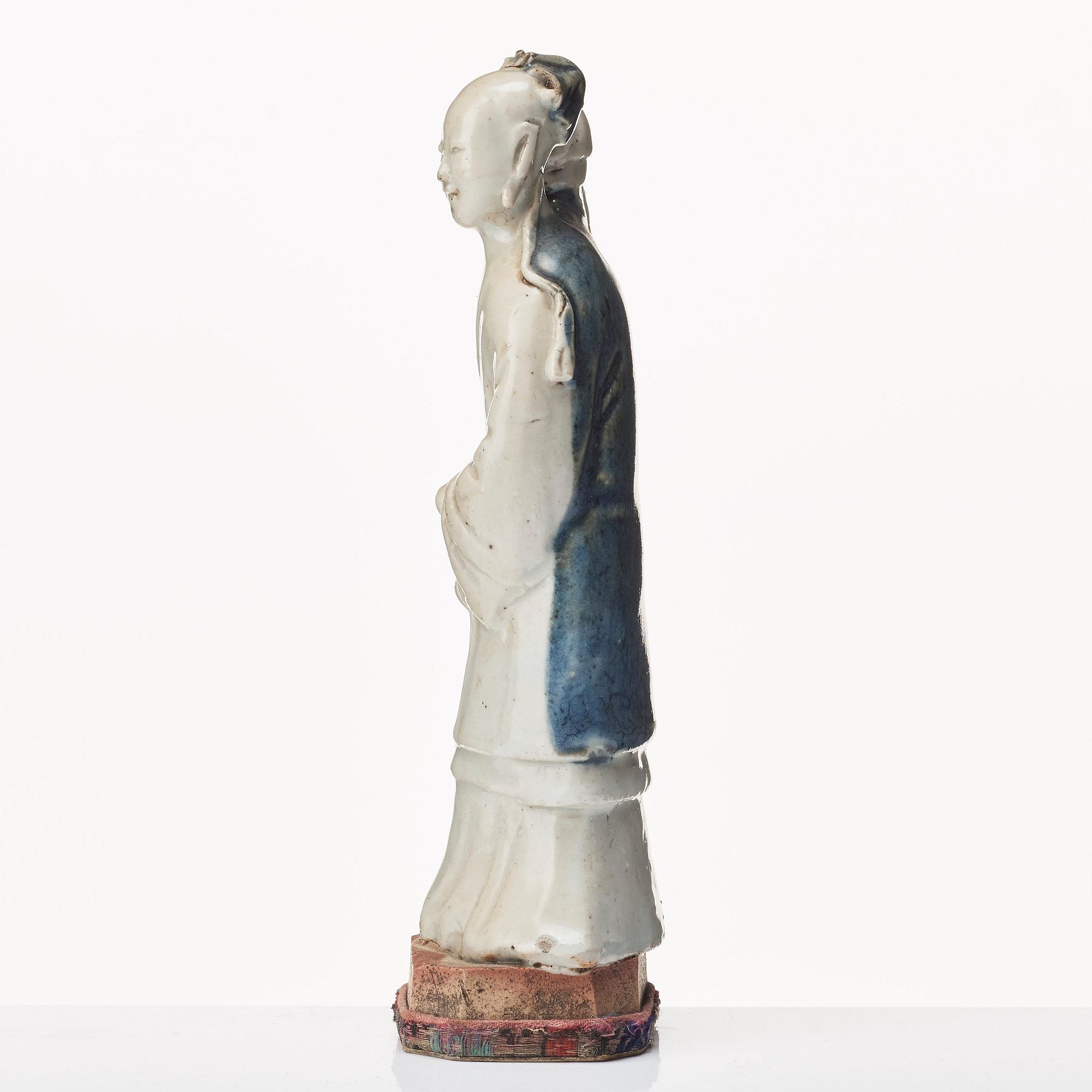 Figurin, blanc de chine. Qingdynastin, 1700-tal.