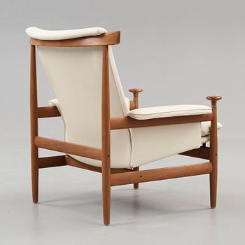 A Finn Juhl 'Bwana' easy chair, France & Son, Denmark 1960's.