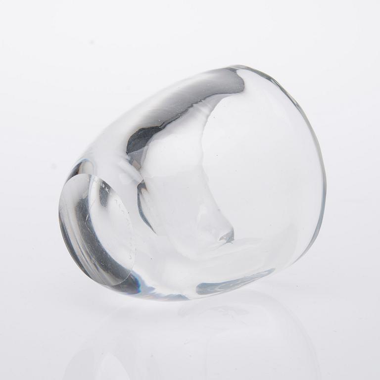 VAS, glas, modell 3508, signerad Tapio Wirkkala Iittala. Formgiven 1950.