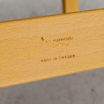 Bruno Mathsson, fåtöljer, ett par, "Eva", Firma Karl Mathsson och Bruno Mathsson International.