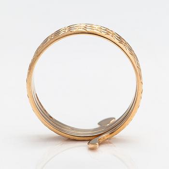 A 14K gold ring "Snake". Kalevala Koru, Helsinki 2003.