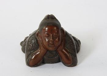 FIGURINER, 4 st, brons, trol Japan.