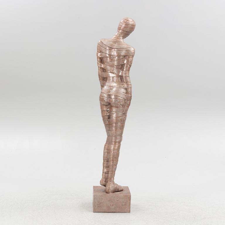 Decorative sculpture, patinated aluminium, Art People Gallery Paris.