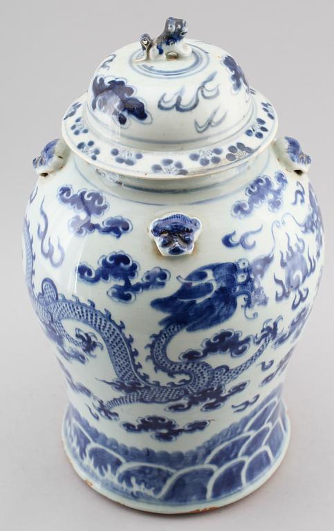 LOCKURNA, porslin, Kina, Qingdynastin, 1800-tal.