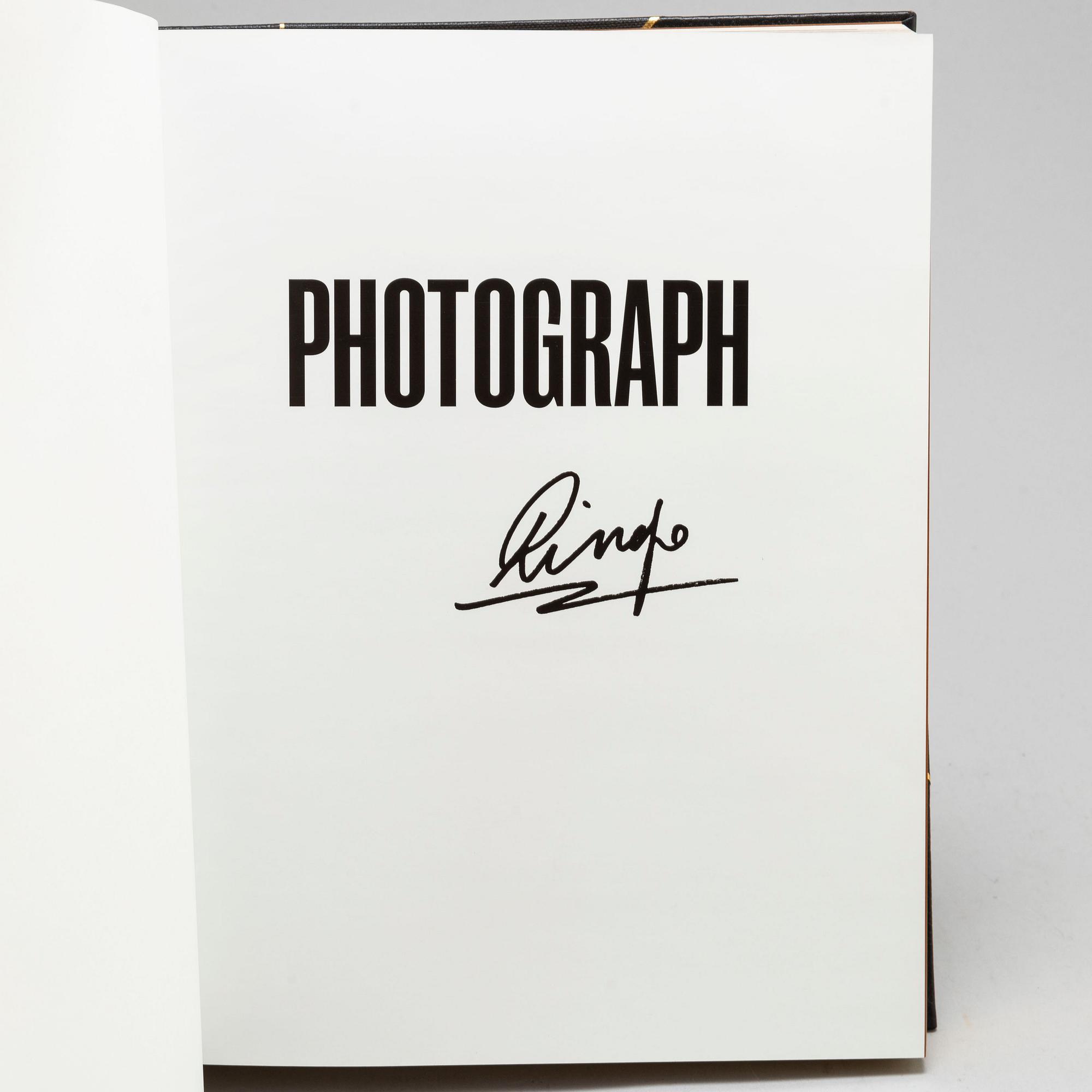 RINGO STARR, "Photograph" Limited Edition, signed by Ringo Starr and numbered, 2471/2500.