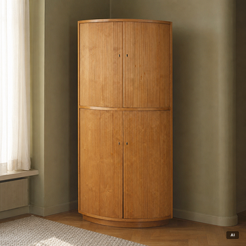 Corner cabinet, circa the mid-20th century.