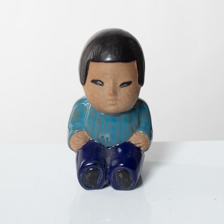 Lisa Larson, figurines, 8 pcs, "Children of the World", Gustavsberg.