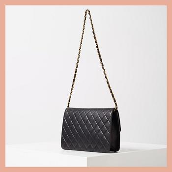 VÄSKA, "Flap bag", Chanel, 1994-96.