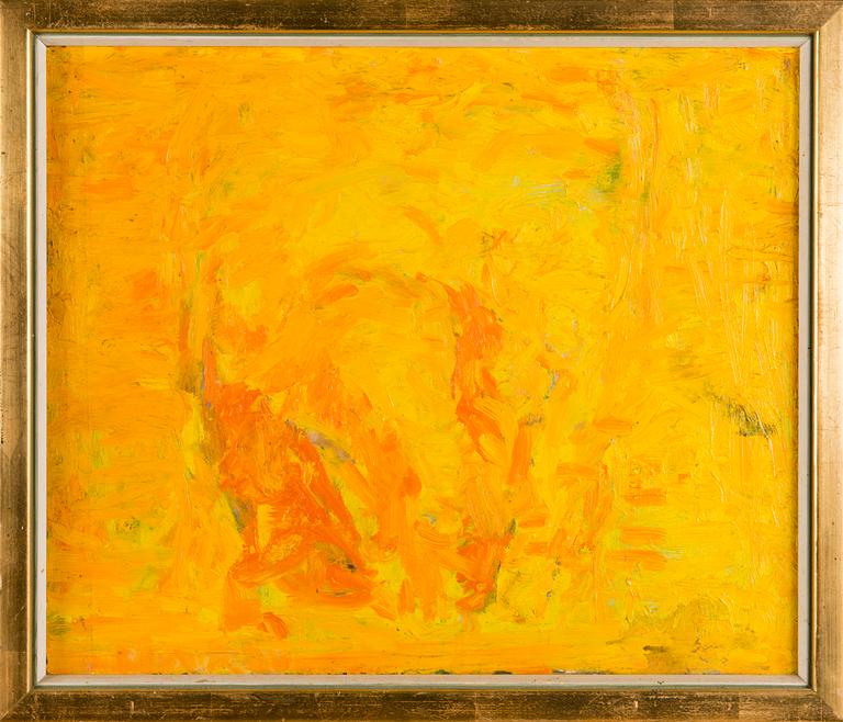 RAFAEL WARDI, COMPOSITION WITH YELLOW.