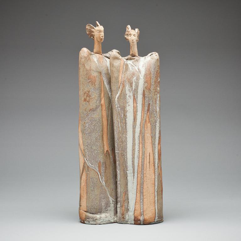 SKULPTUR, terracotta, Inger Weichselbaumer, signerad.
