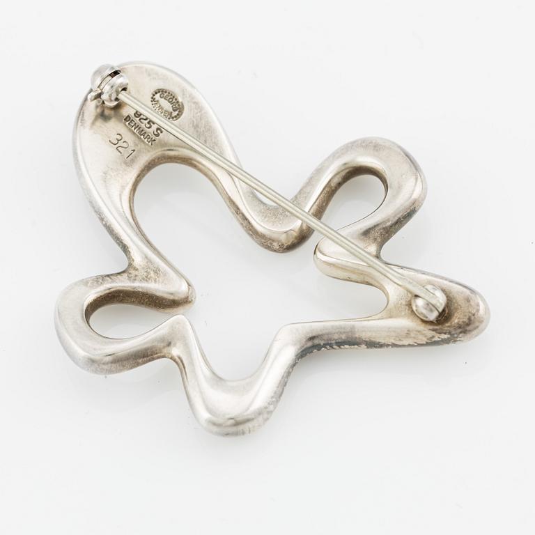 Georg Jensen, Henning Koppel, brooch, sterling silver.