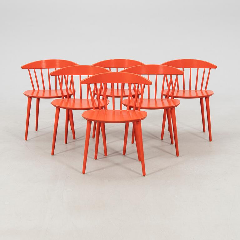 Jörgen Baekmark, 6 chairs "J 104" for Hay Denmark.