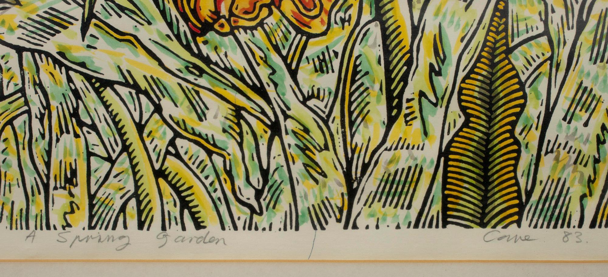 JIM CAVE, färgträsnitt, sign. och dat. 83. Numr. 9/13.