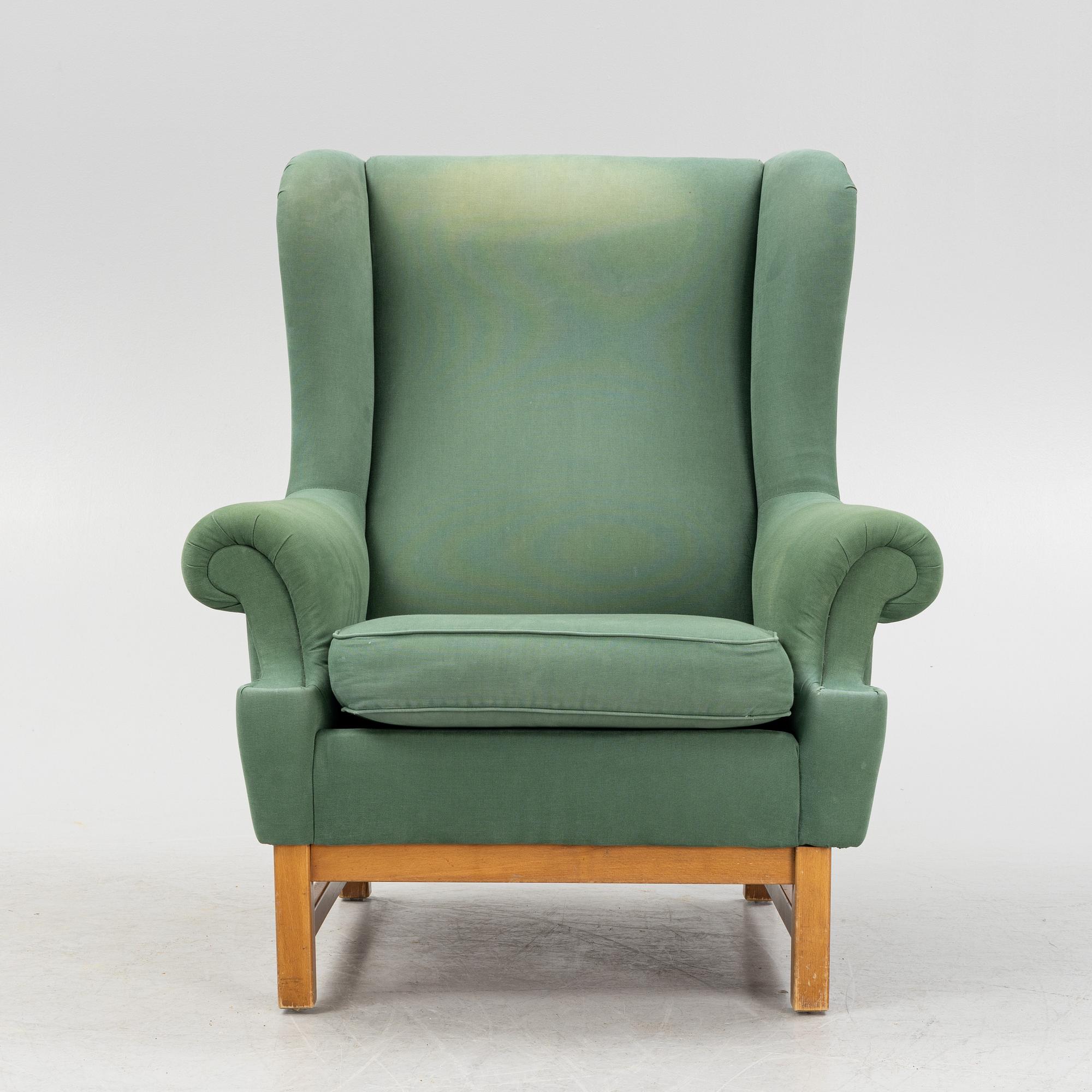 Ragnar Helsén, fåtölj, "Oxford", modell 3543, Stjernmöbler, Firma Svenskt Tenn,