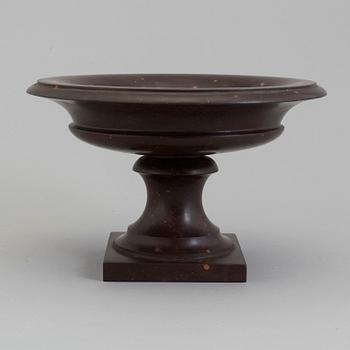 A late 18th century stone tazza.