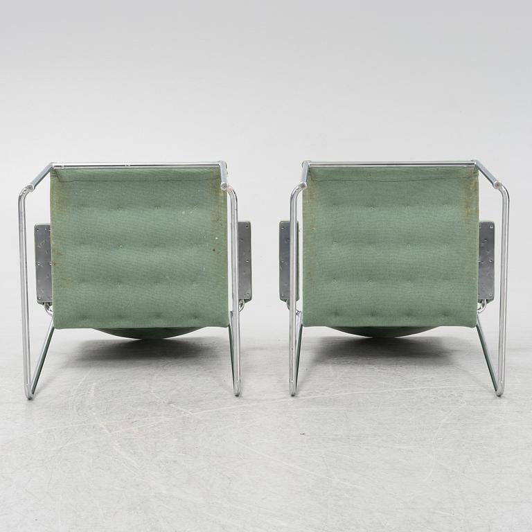 Bruno Mathsson, karmstolar, 6 st, "Mio", 1900-talets slut.