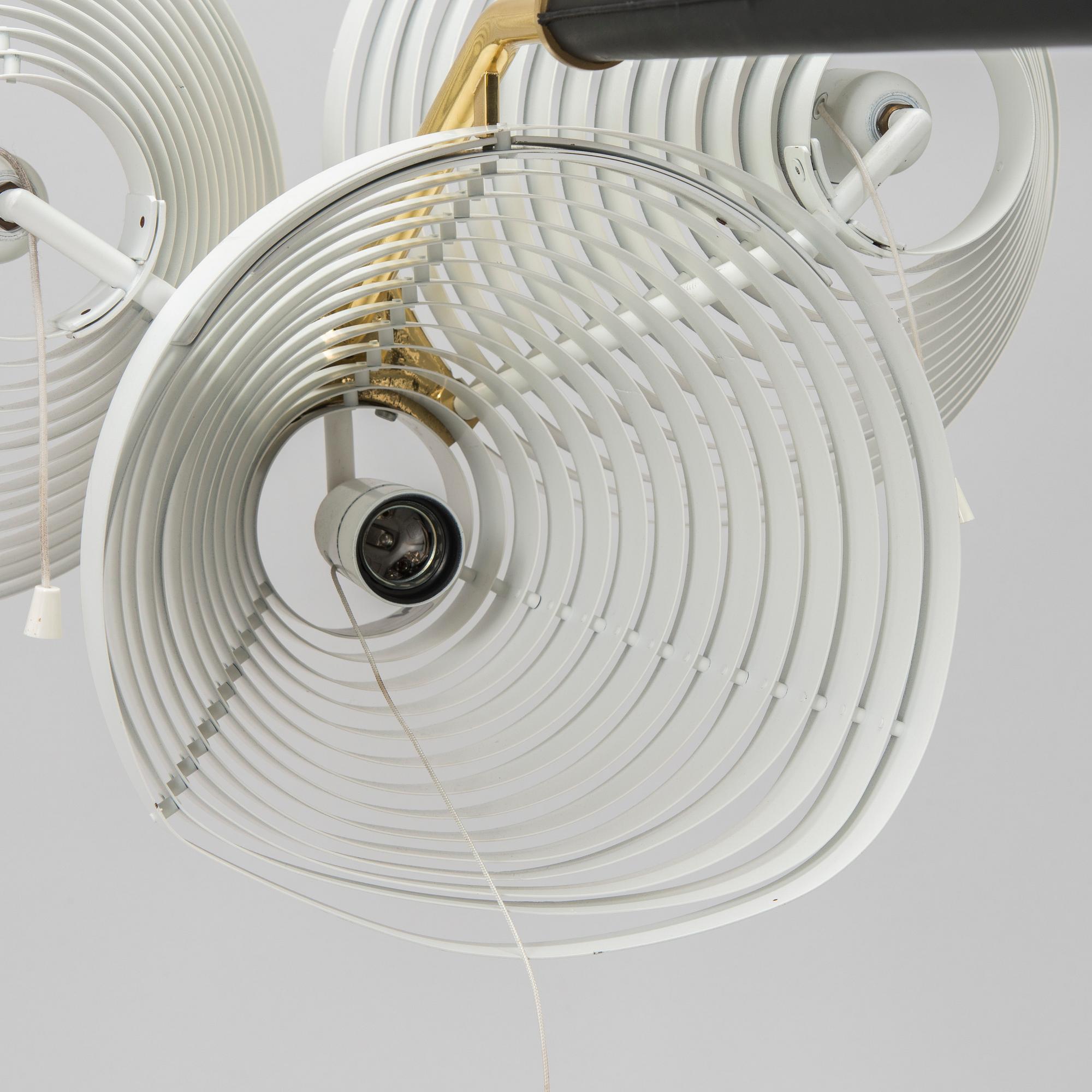 Alvar Aalto, a late 20th century 'A809' floorlamp for Valaisinpaja.