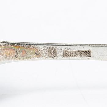 Eleven Swedish silver spoons, 18th/19th century.