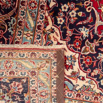 Keshan carpet old/semi-antique approx. 417x295 cm.