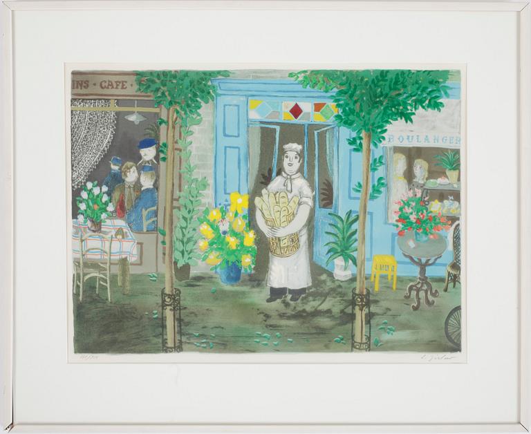 LENNART JIRLOW, färglitografi, signerad o numrerad 191/310.