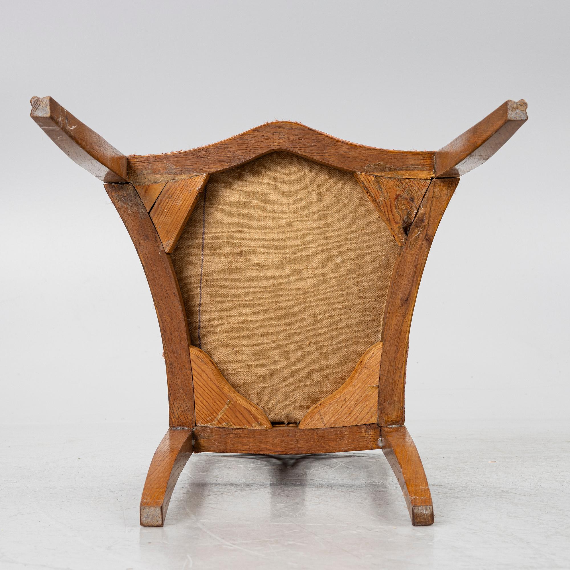 An Art nouveau chair, beginnnig of the 20th century.