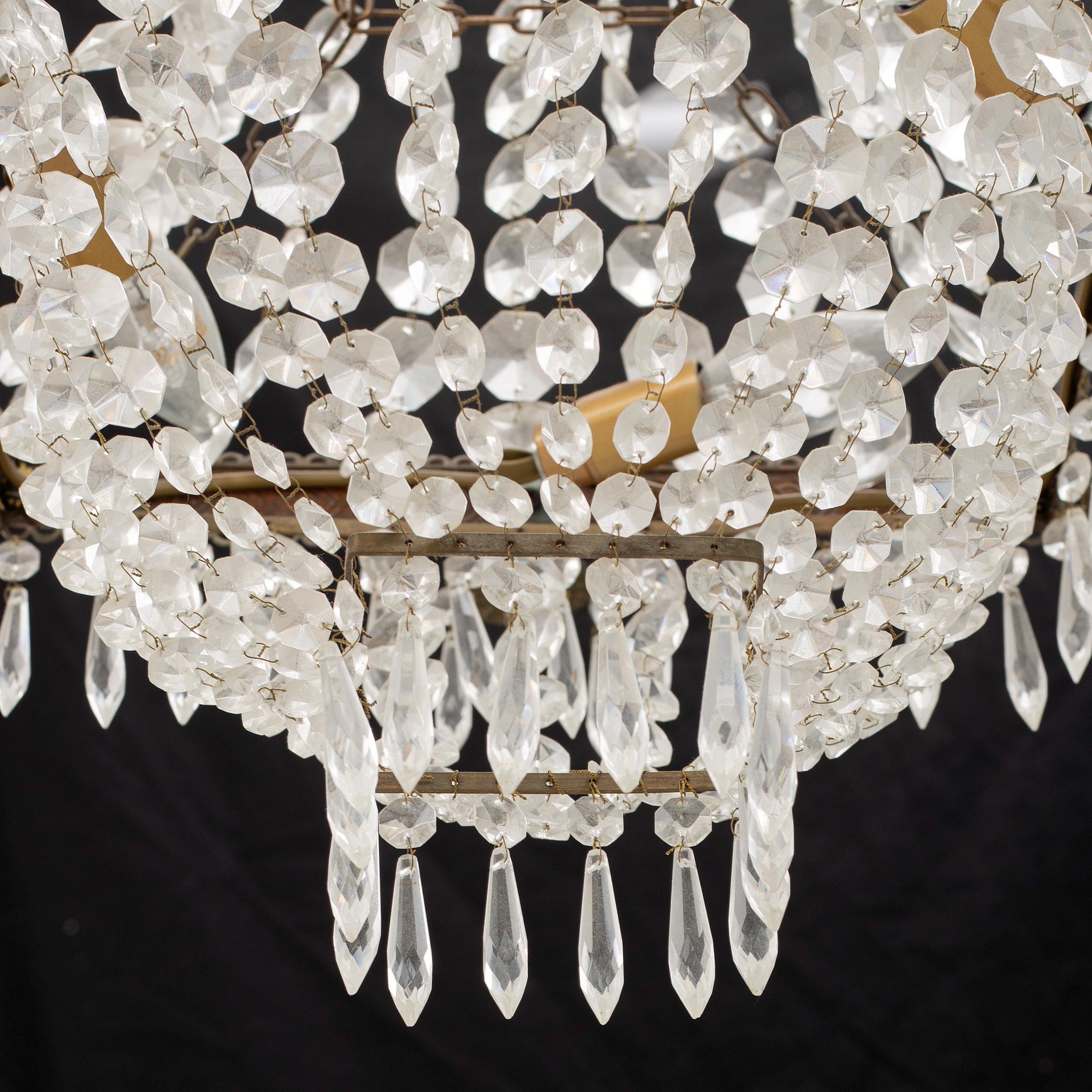 Chandelier, circa 1900.