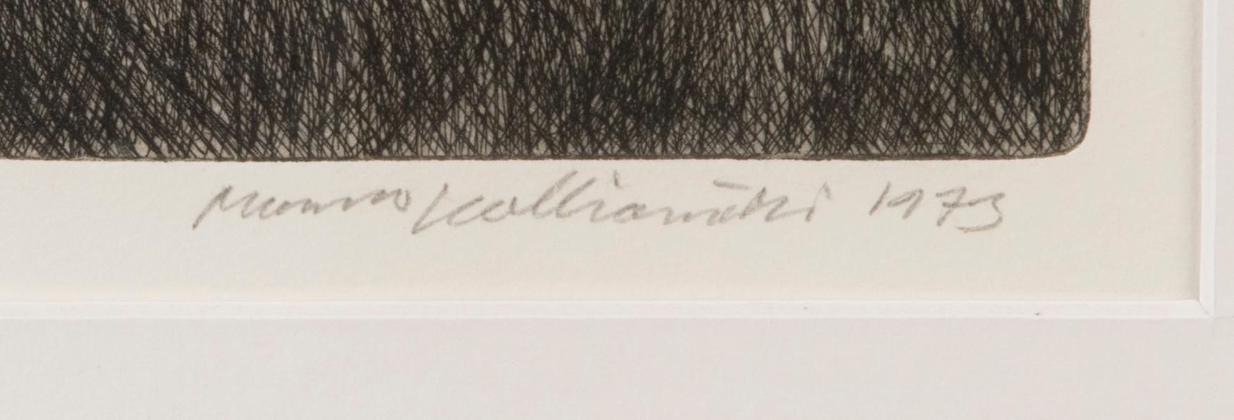 MANNO KALLIOMÄKI, etching, signed and dated 1973, numbered työvedos 5/5.
