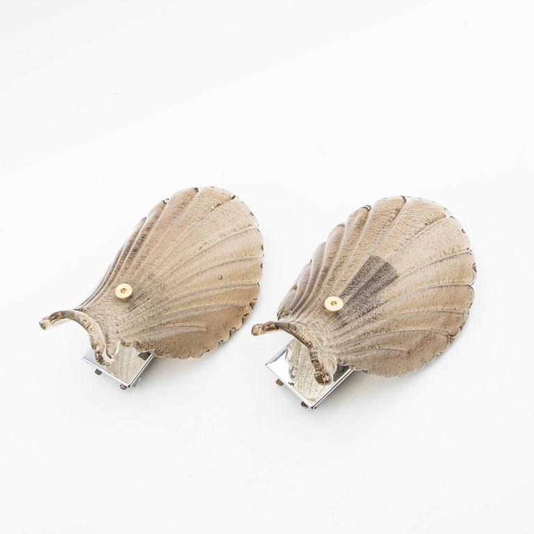 Wall lamps, 20th century.