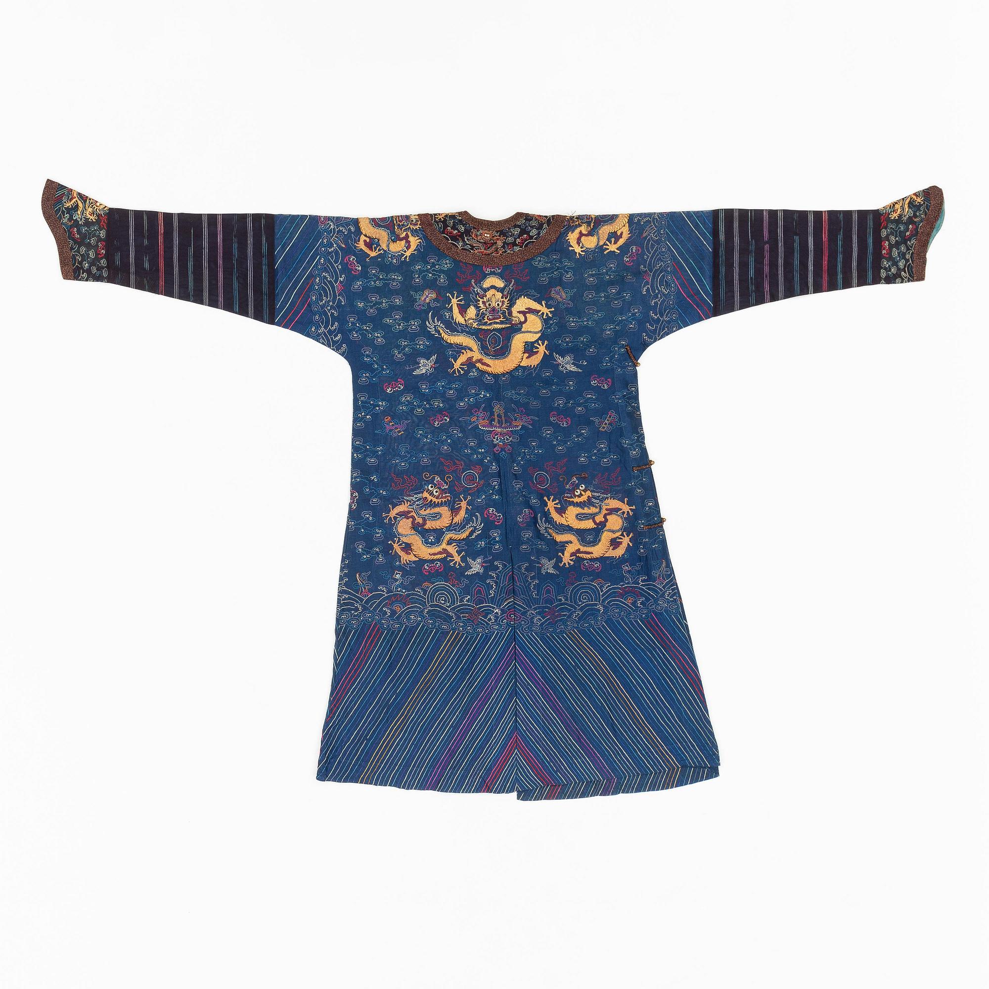 Rock, Jifu, broderad, Qingdynastin, omkring 1900.