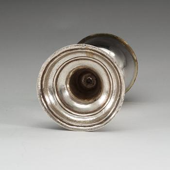 A German parcel-gilt cup, marks of Johan Friedrich Hartung, Königsberg 1767.