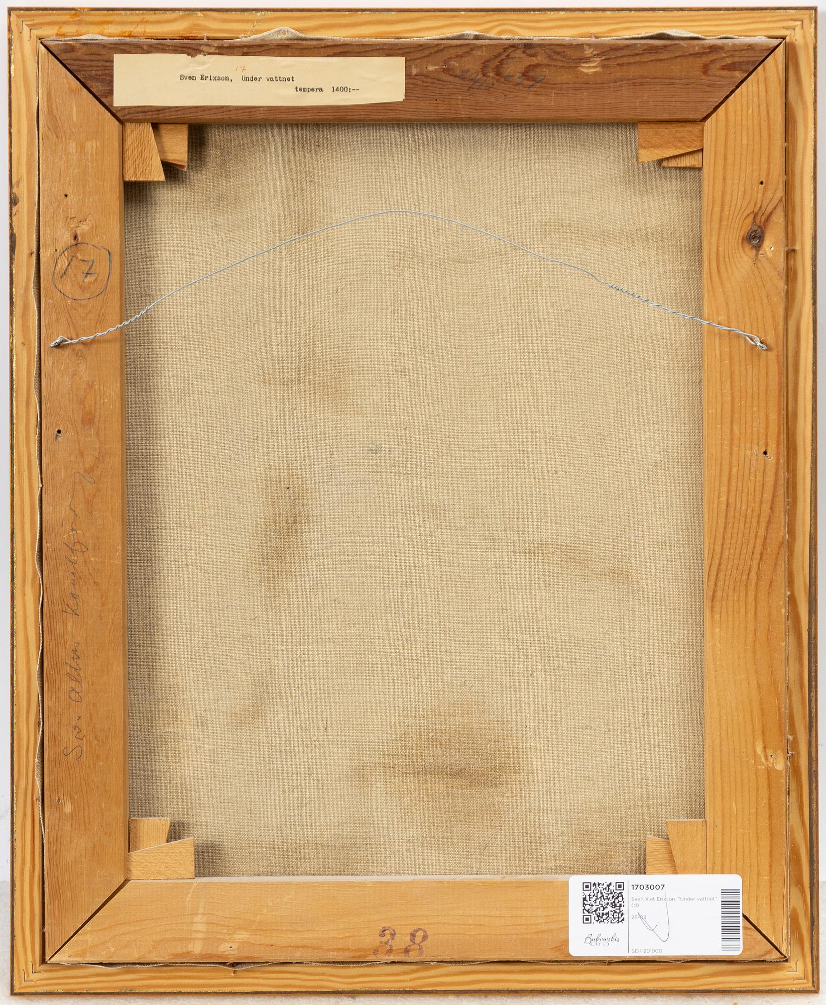 Sven X:et Erixson, "Under vattnet".