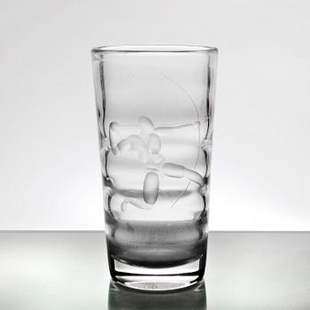 Vicke Lindstrand · VAS, glas, Vicke Lindstrand, Orrefors, 1930-tal. Osignerad.