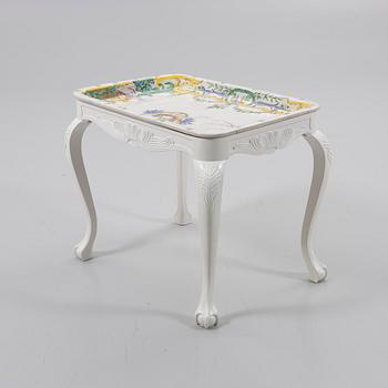 Brick table, faience, after Rörstrand, 1929.