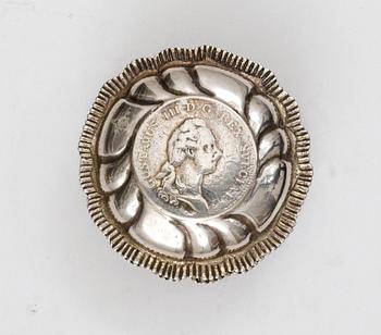 753. KYRKODOSA, silver. Jeremias Wallbom, Uddevalla (1776-1808).