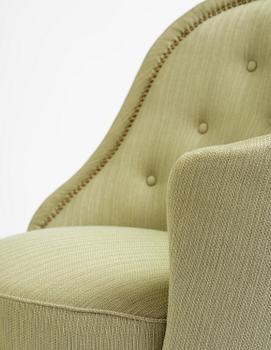 Carl Cederholm, a Swedish Modern armchair, Stil & Form, Stockholm, 1940s-50s.