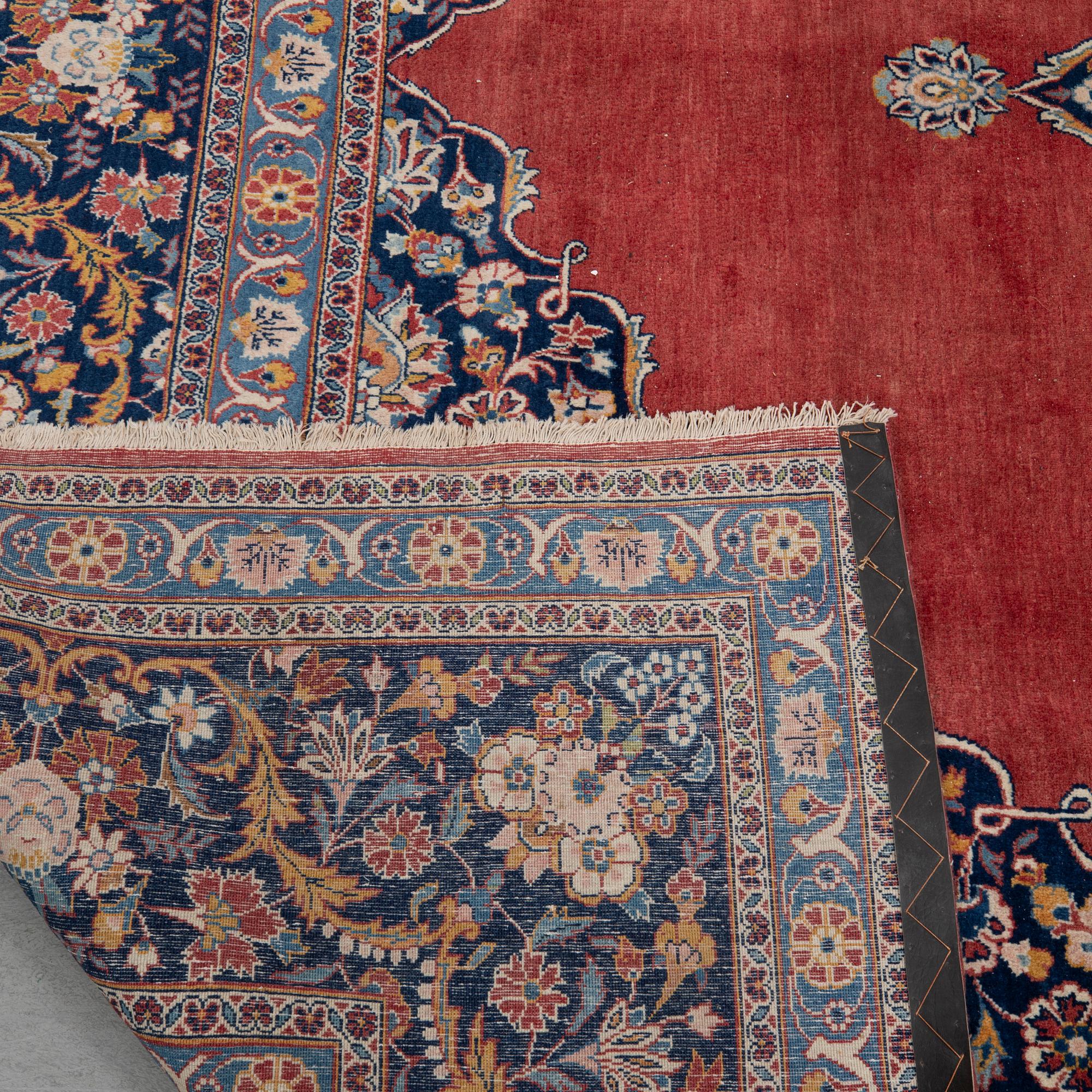 Carpet, Keshan Sarouk, 445 x 310 cm.