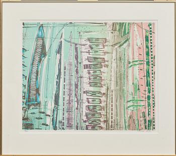 PATRICK CHAPPERT-GAUJAL, färglitografi, signerad och numrerad 27/250.