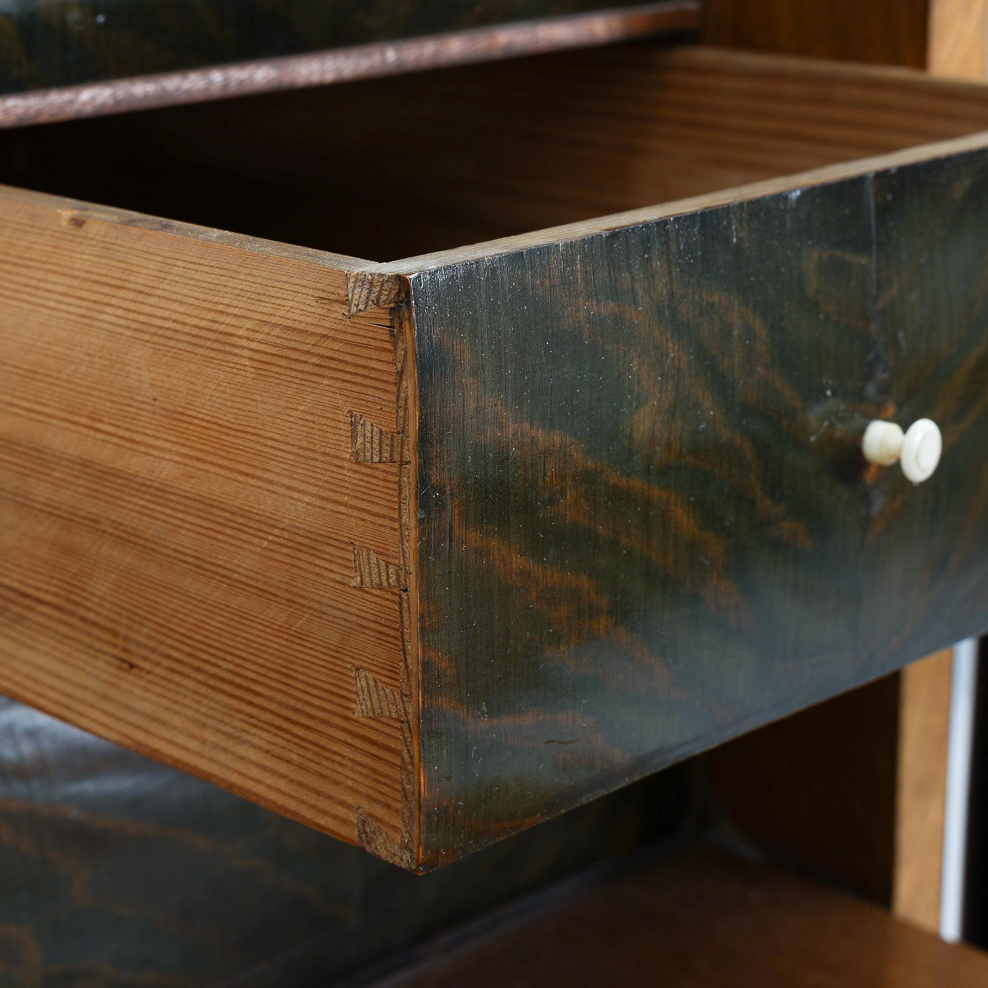A secretaire, Empire-style, first half of the 20th century.