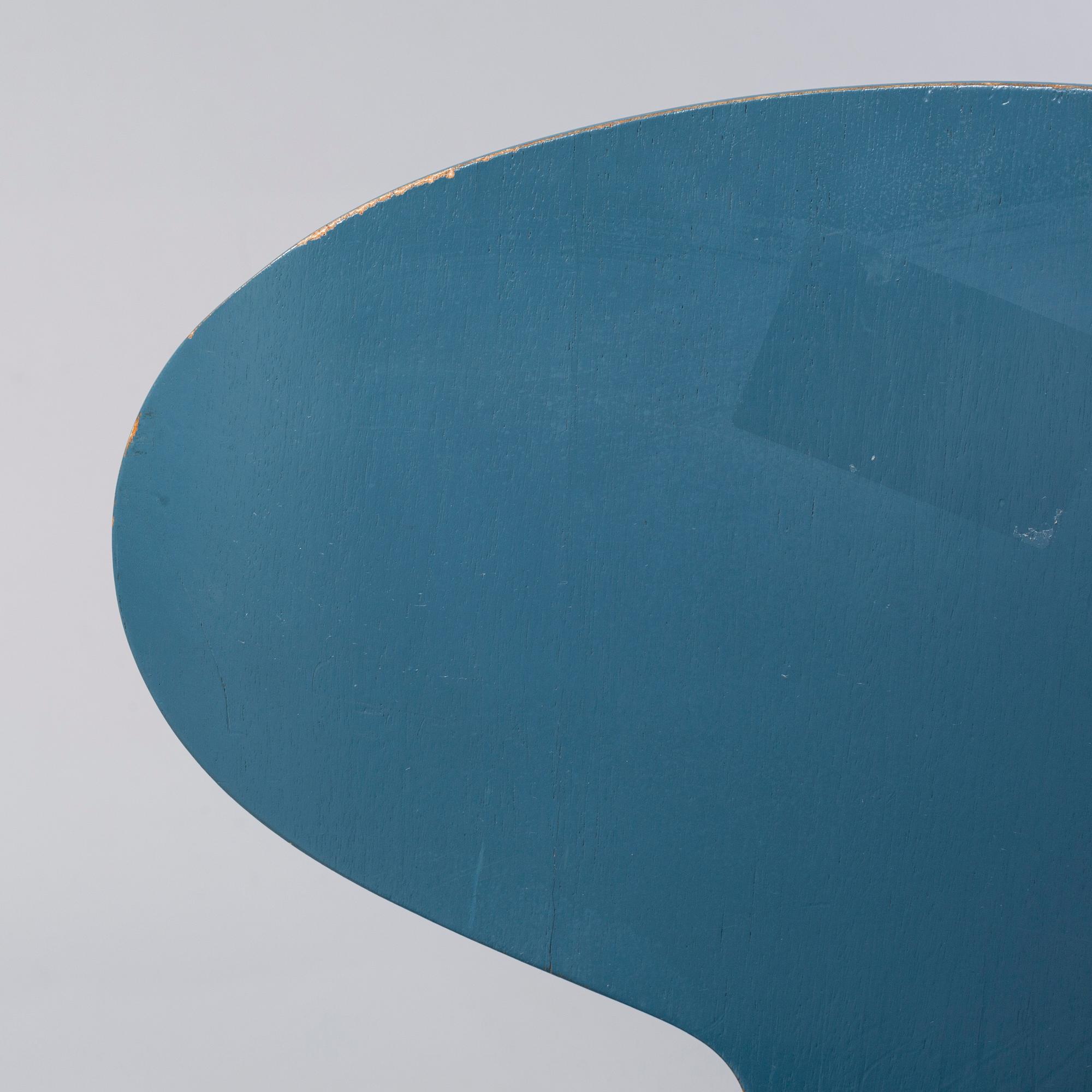 Four "Ant" chairs, designed by Arne Jacobsen, by Fritz Hansen 1970.