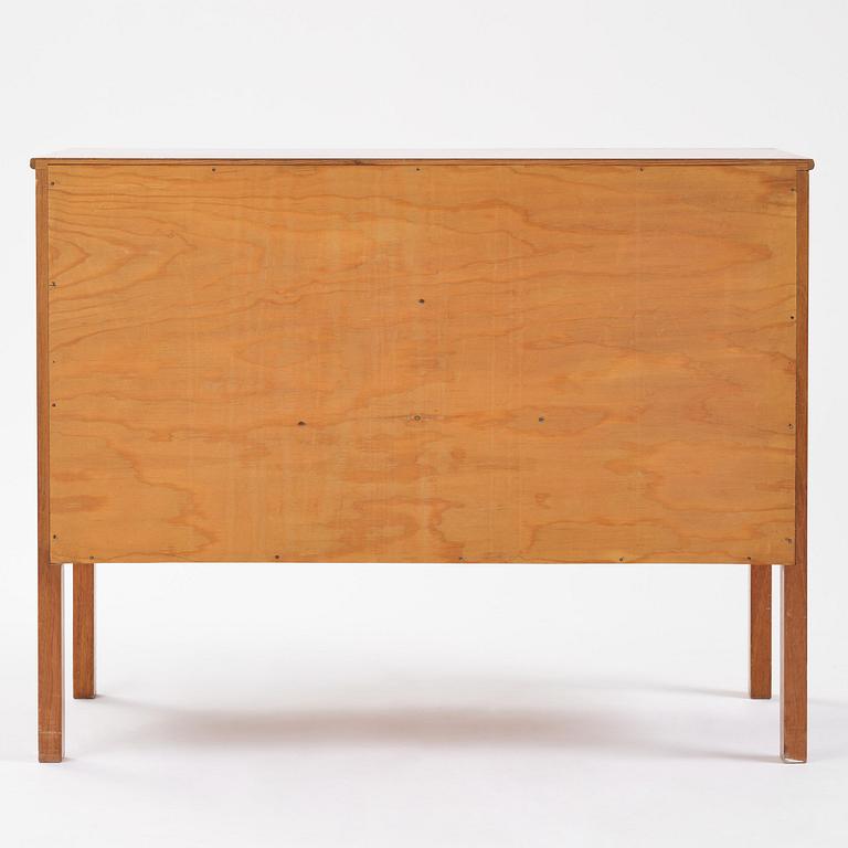 Josef Frank, a mahogany chest of drawers, Firma Svenskt Tenn, 1950s.