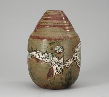 A Lisa Larsson stoneware vase, Gustavsberg Studio 1950's.