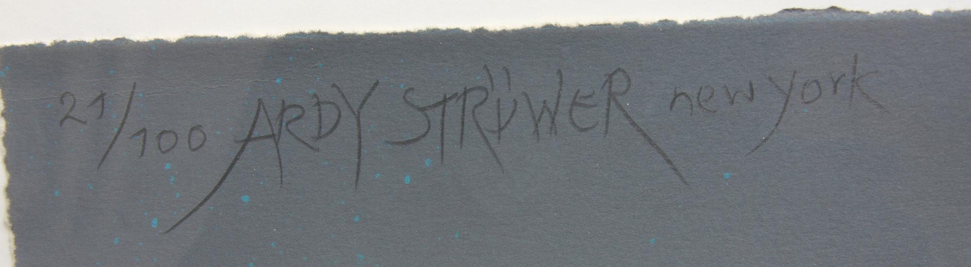 STRÜWER, ARDY, färglitografi, sign o numr 21/100.