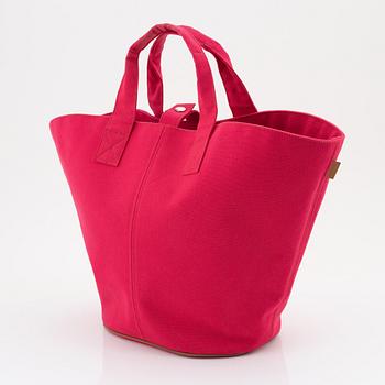 Hermès, a pink cotton 'Panier de Plage Pm' Tote.