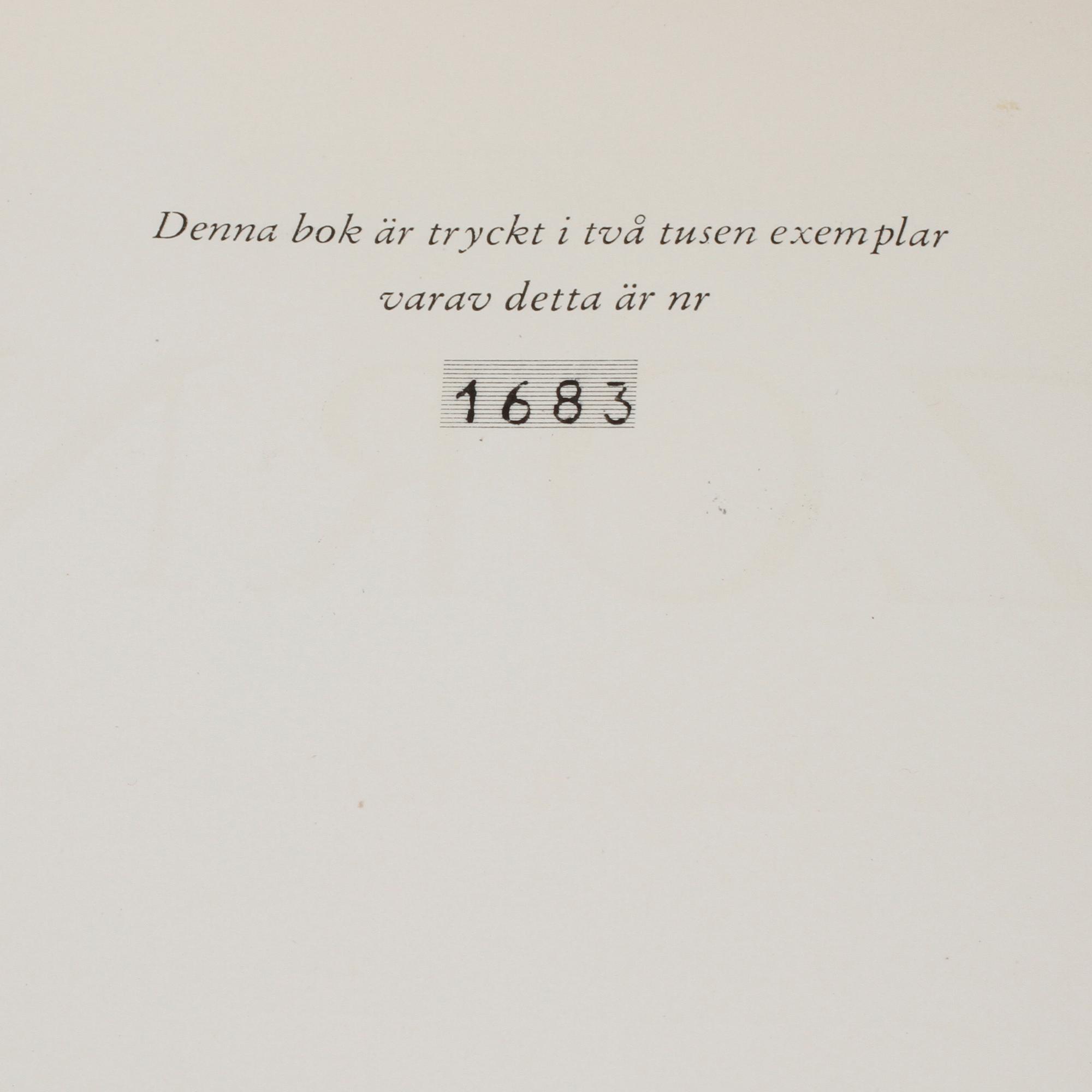 BÖCKER, 3 st, bl a "Zorn tecknaren, målaren, etsaren, skulptören", Gerda Boëthius, Stockholm/Nordisk, Rotogravyr, 1949.